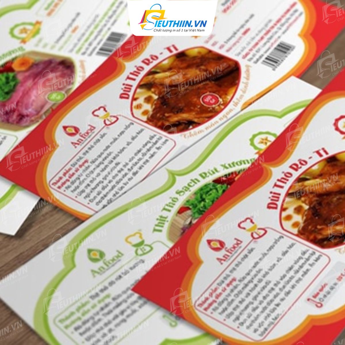 Tem thực phẩm bắt mắt