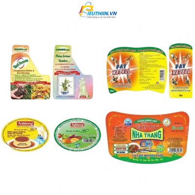 Tem thực phẩm nhiều kích thước