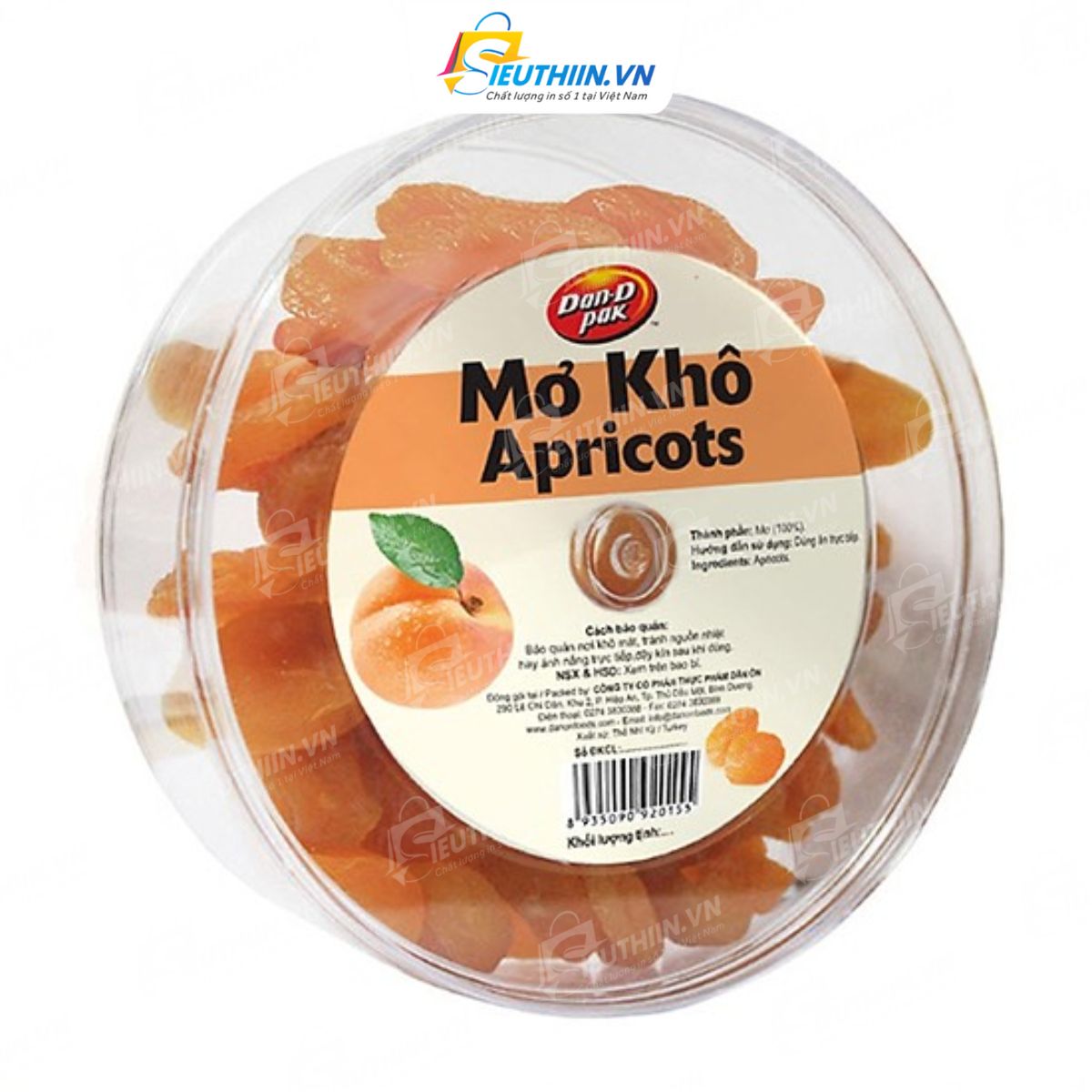 Mẫu tem trái cây sấy - Tem mơ khô