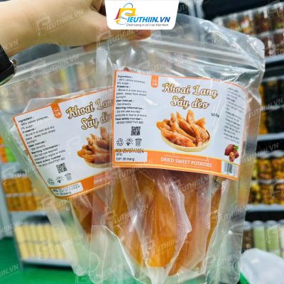 Mẫu tem trái cây sấy - Tem khoai lang sấy