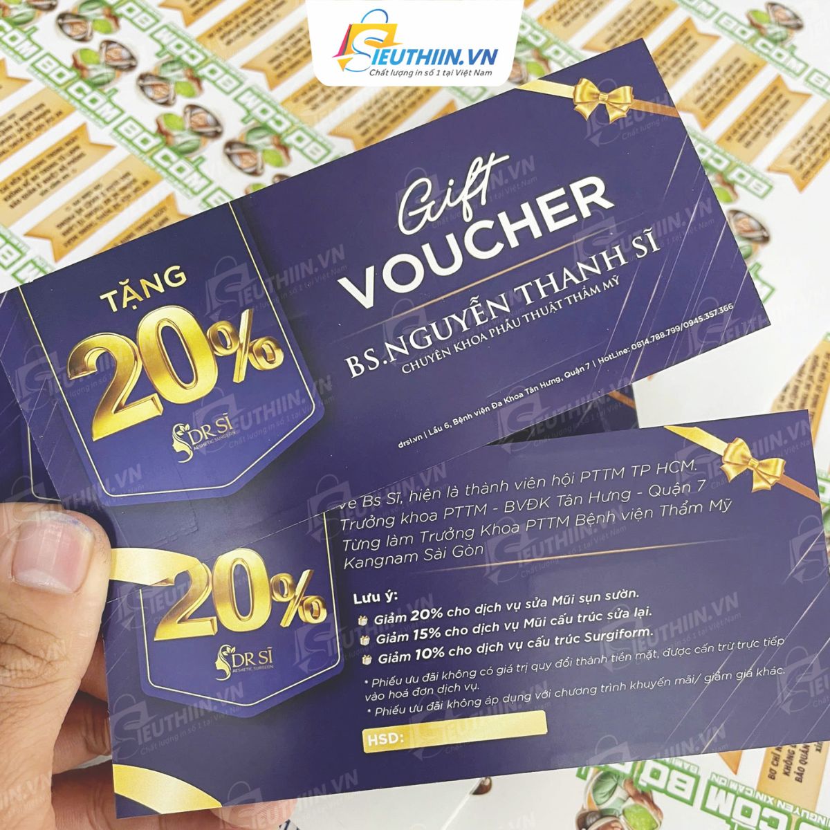 Thông tin thường có trên các mẫu voucher giảm giá