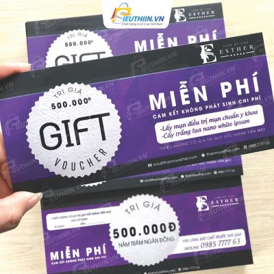 Phiếu khuyến mãi ấn tượng