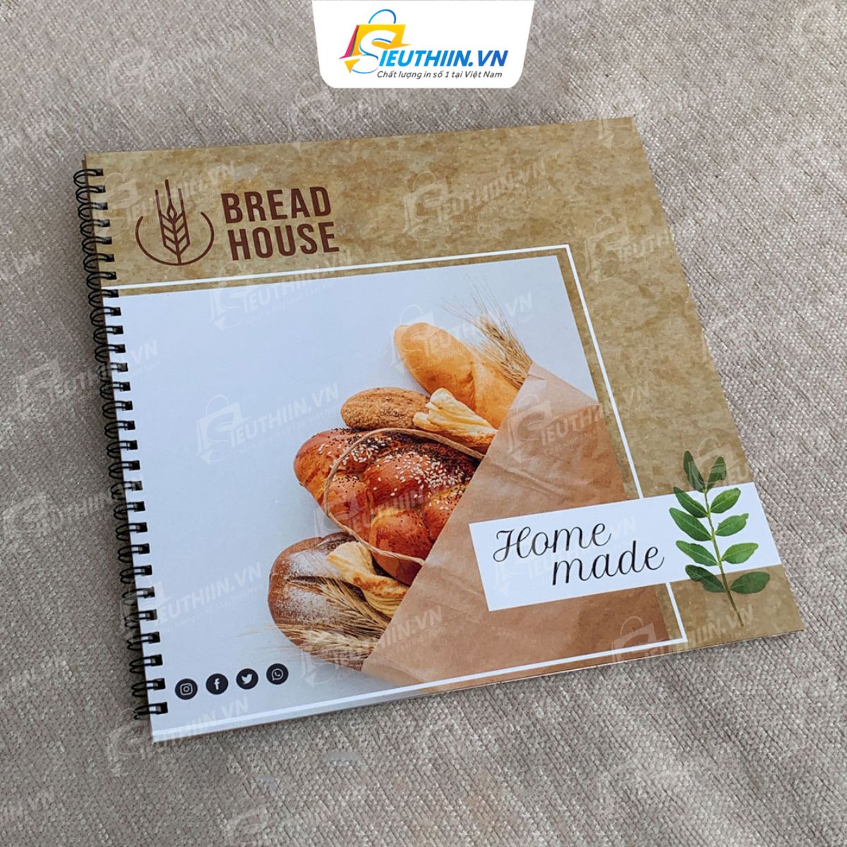 Thực đơn quán ăn Việt bắt mắt