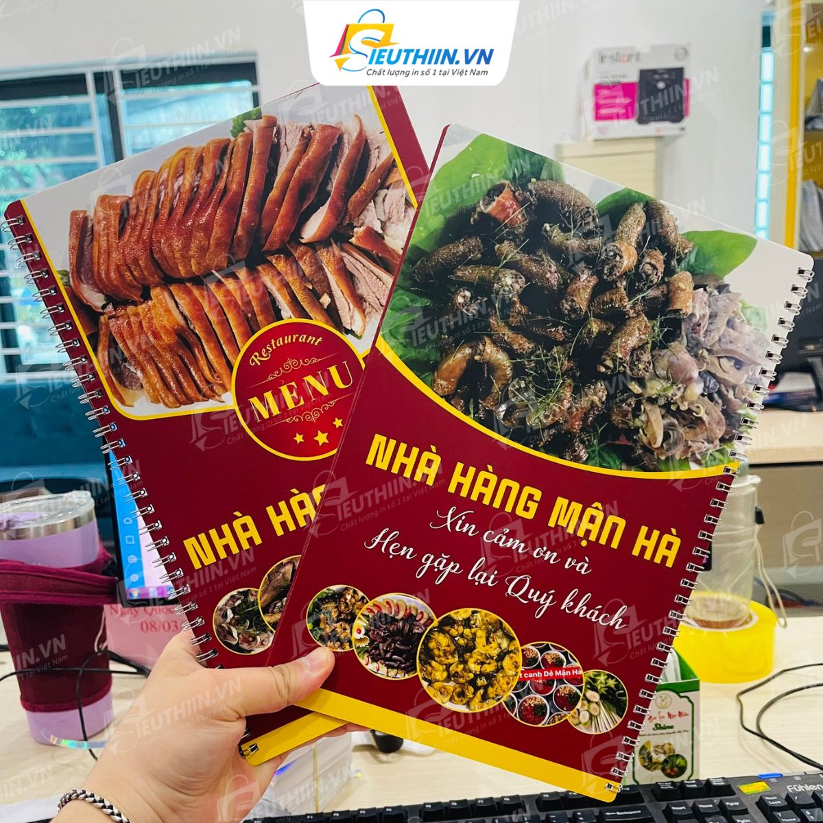 Menu quán ăn, thực đơn nhà hàng Việt đẹp mắt