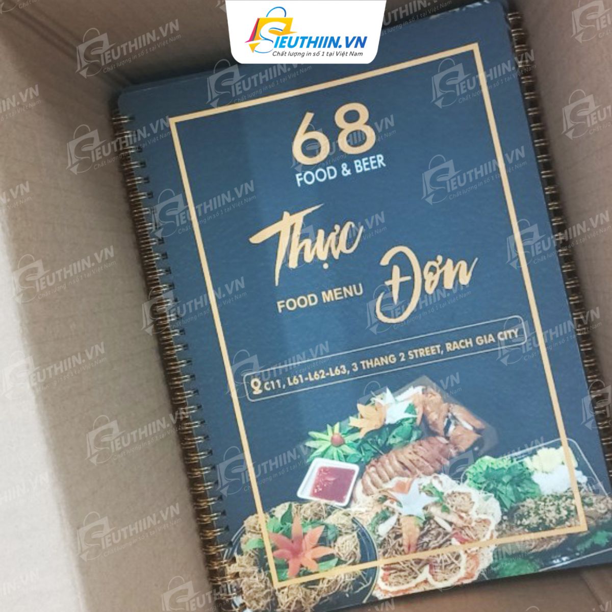Thực đơn nhà hàng chuyên nghiệp
