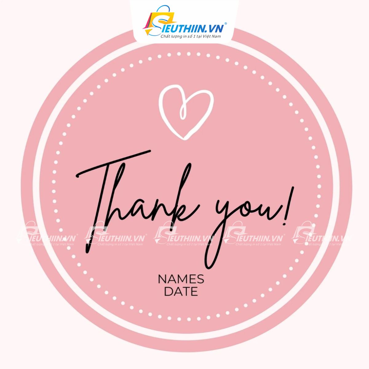 Tại sao nên dùng tem dán thank you