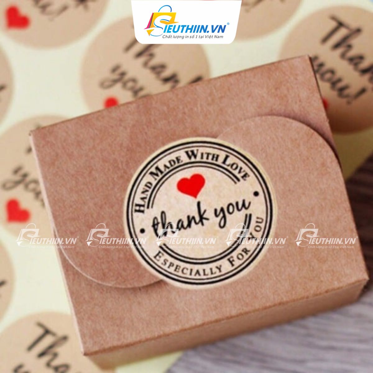 Tem thank you, tem cảm ơn độc đáo - Mẫu 3
