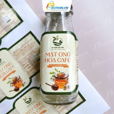 Mẫu tem nhãn dán bao bì mật ong đẹp - 5