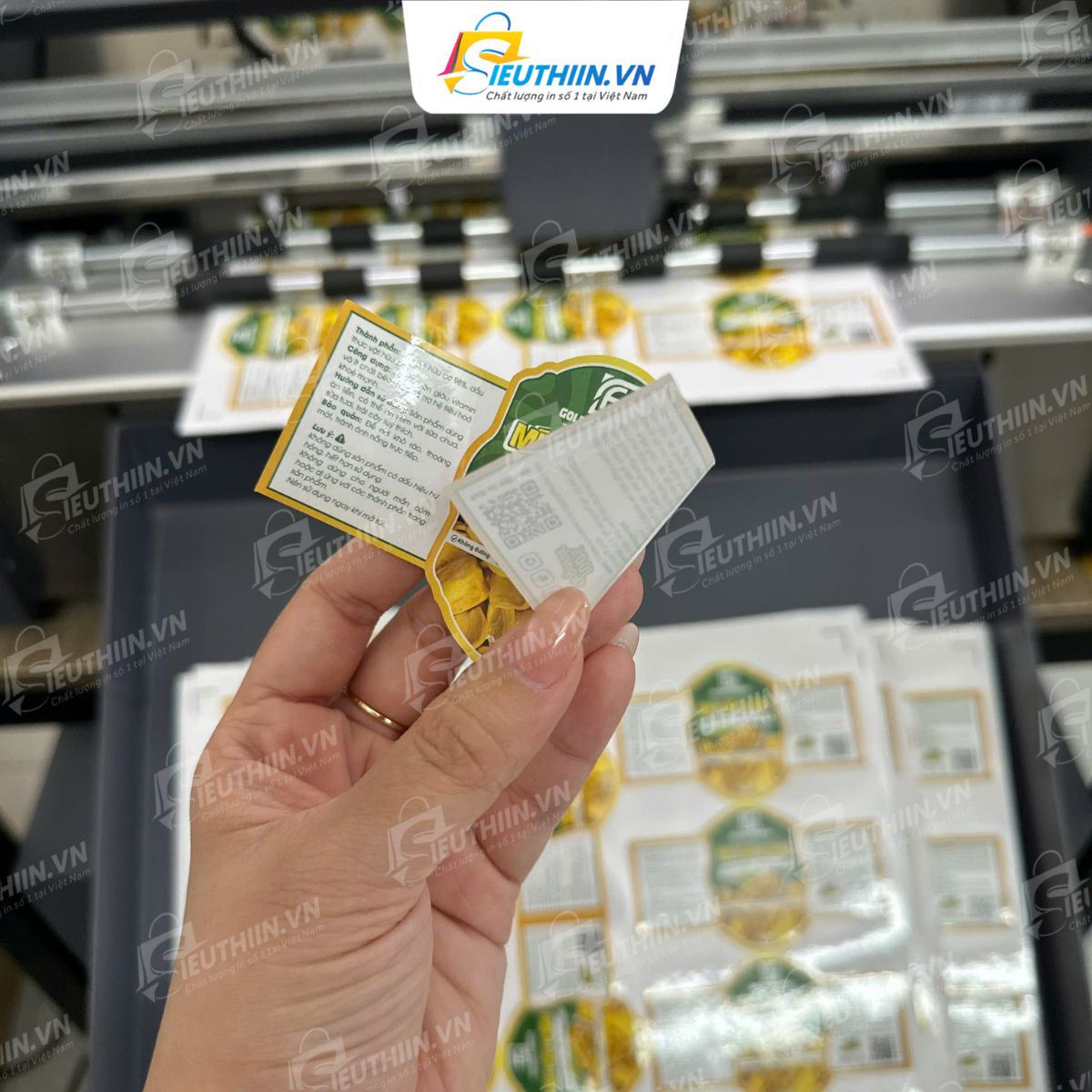 Lợi ích khi in tem nhãn mít sấy cho sản phẩm