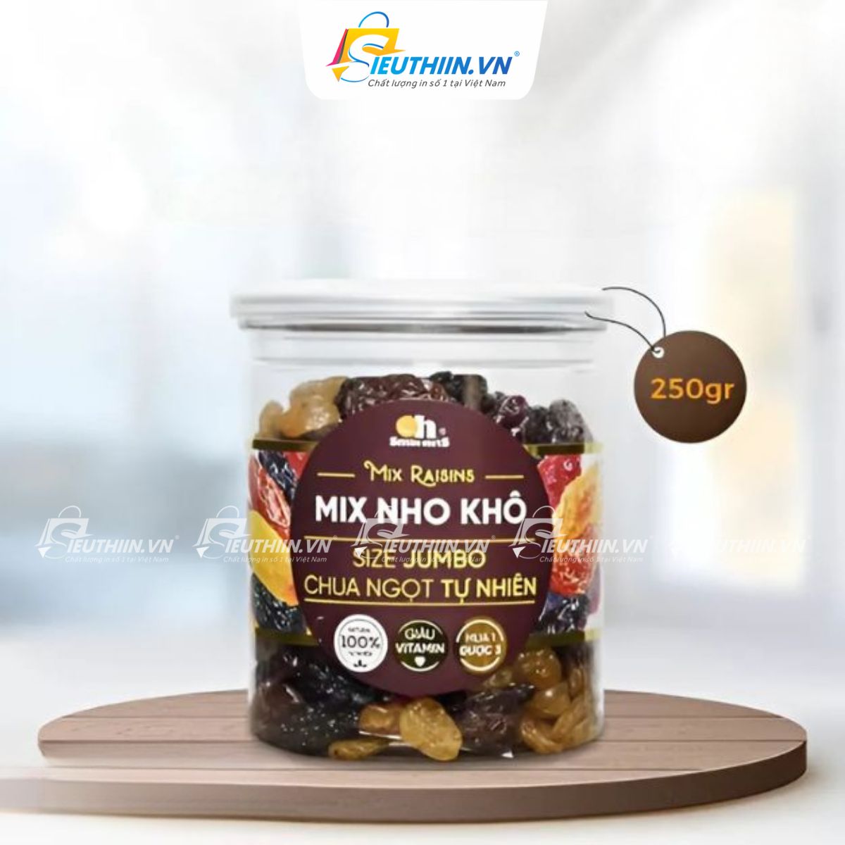 Tem nho khô đẹp, ấn tượng, thu hút - H8