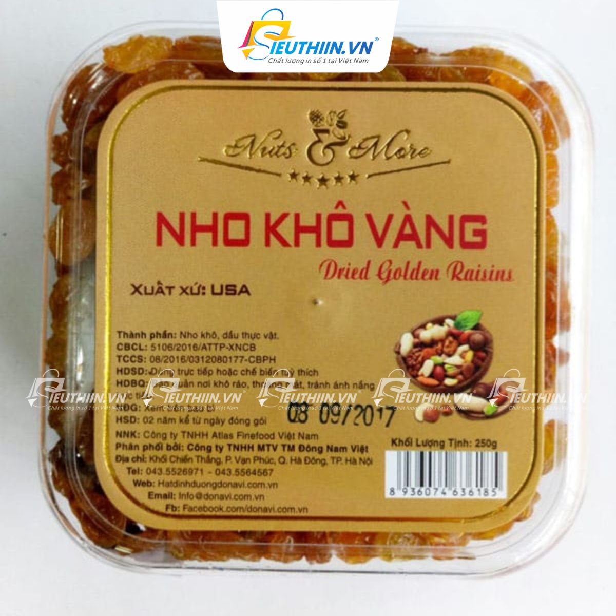 Tem nho khô đẹp, ấn tượng, thu hút - H12