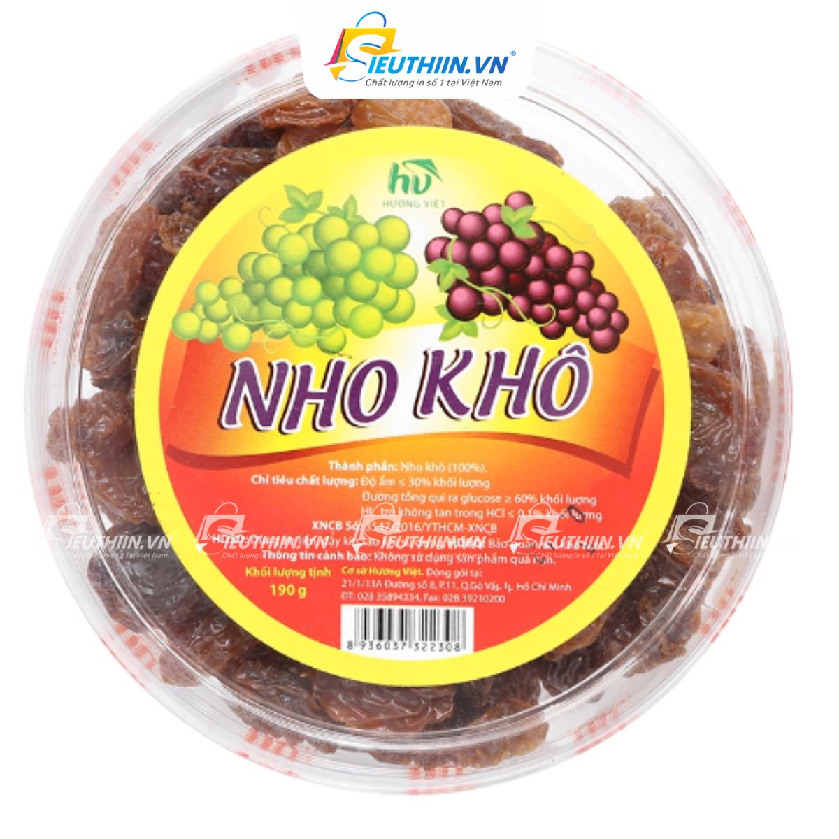 Tem nho khô đẹp, ấn tượng, thu hút - H13