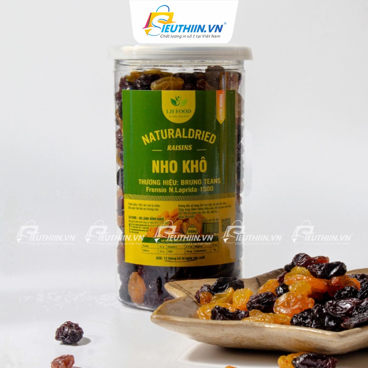 Tem nho khô đẹp, ấn tượng, thu hút - H5