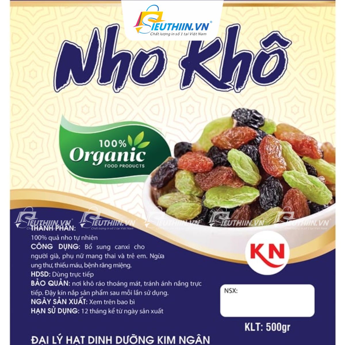 Tem nho khô đẹp, ấn tượng, thu hút - H4