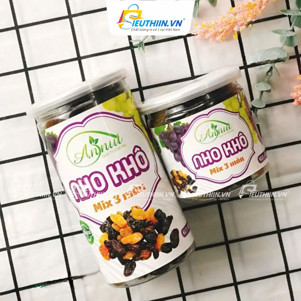 Tem nho khô đẹp, ấn tượng, thu hút - H7
