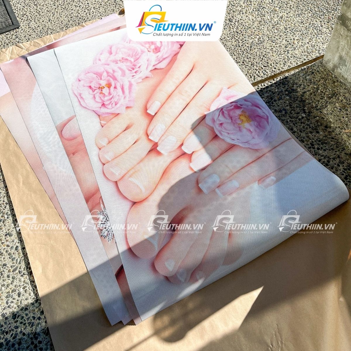 Decal dán cửa tiệm spa, nail - 6