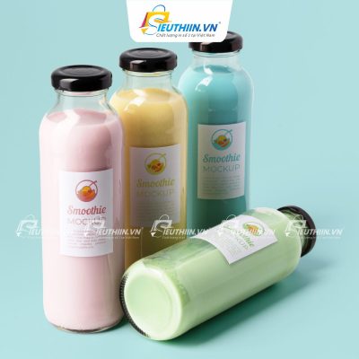 Tem nhãn decal đẹp dán chai nước - 13