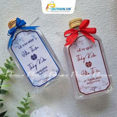 Tem nhãn decal đẹp dán chai nước - 10