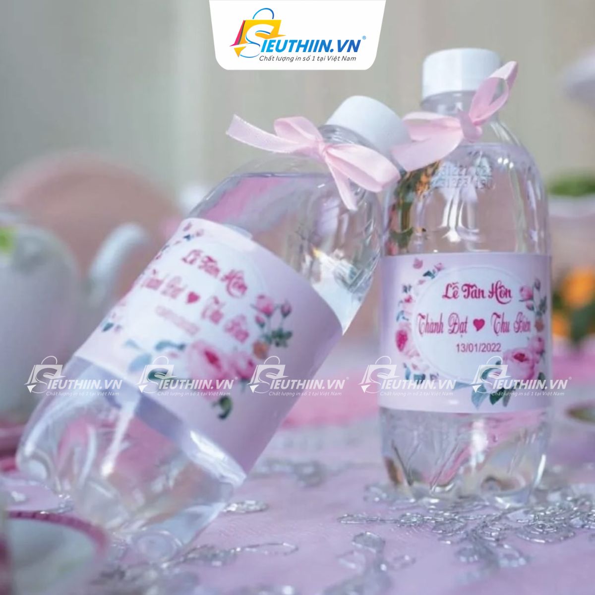 Tem nhãn decal đẹp dán chai nước - 7