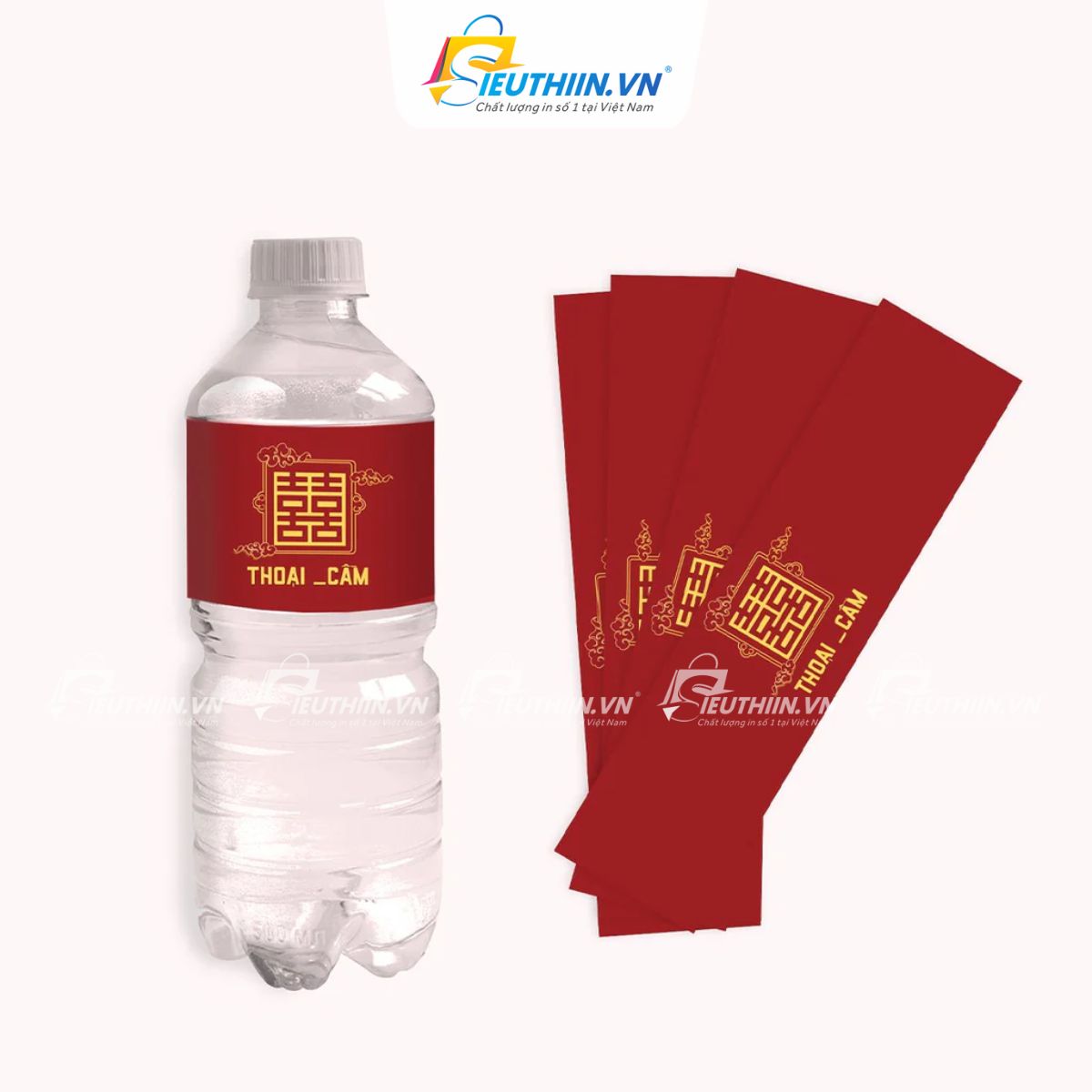 Tem nhãn decal đẹp dán chai nước - 6