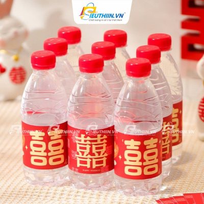 Tem nhãn decal đẹp dán chai nước - 11