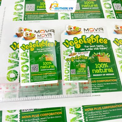 Tem nông sản rau của quả chuyên nghiệp