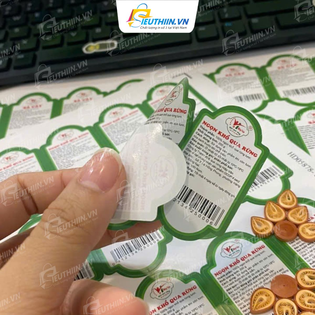 Tem nông sản thiết kế theo yêu cầu