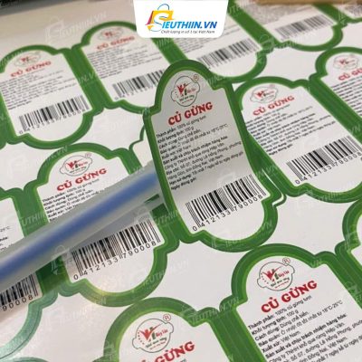 Tem nhãn củ gừng