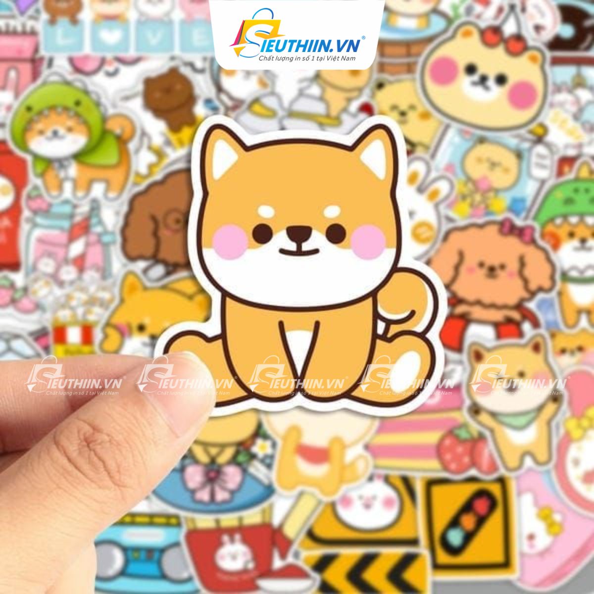 Sticker thú cưng dễ thương, cute, ấn tượng - 24