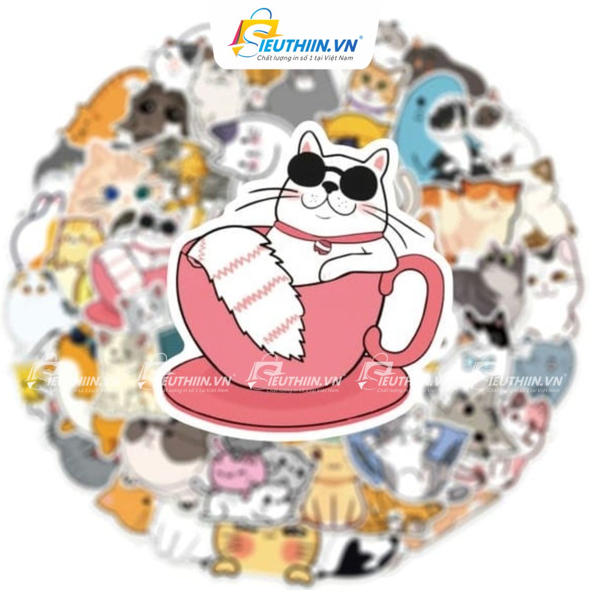 Sticker thú cưng dễ thương, cute, ấn tượng - 37
