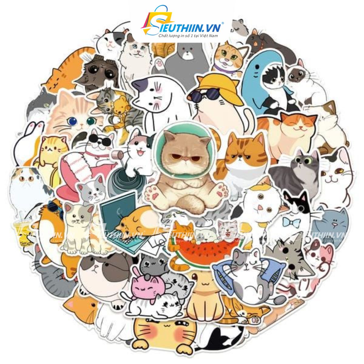 Sticker thú cưng dễ thương, cute, ấn tượng - 39
