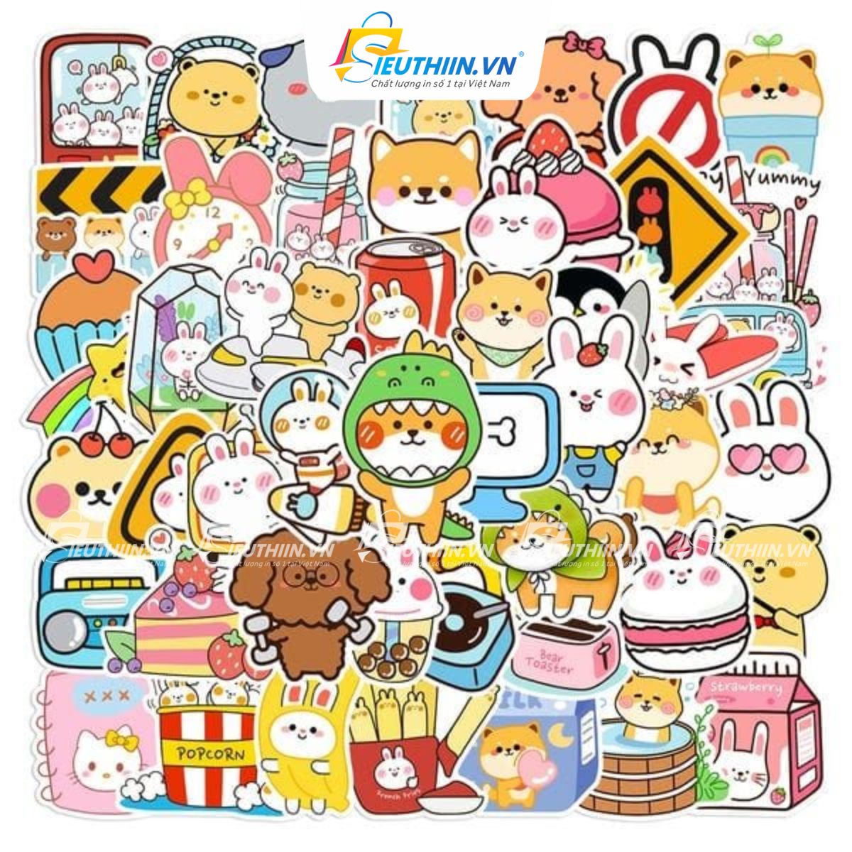 Sticker thú cưng dễ thương, cute, ấn tượng - 28