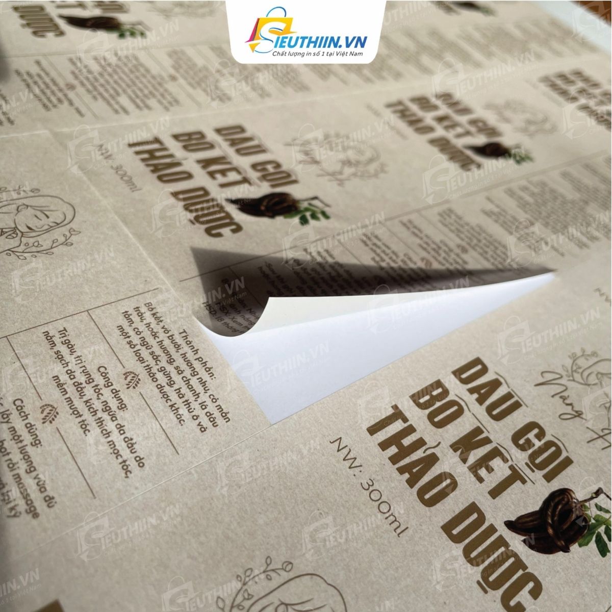 Tem dầu gội đẹp, chuyên nghiệp, ấn tượng - 06