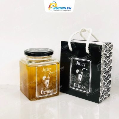 Decal trong suốt in mực trắng độc đáo - 11