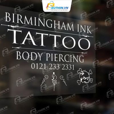 Decal trong suốt in mực trắng độc đáo - 5