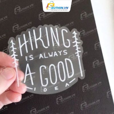 Decal trong suốt in mực trắng độc đáo - 8